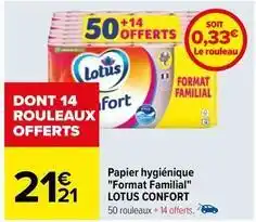 Carrefour Papier toilette offre