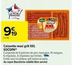 Carrefour Saucisses offre