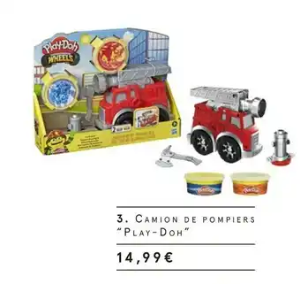 Monoprix Play-doh camion de pompiers offre