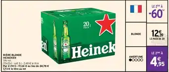 Intermarché Heineken - bière blonde offre