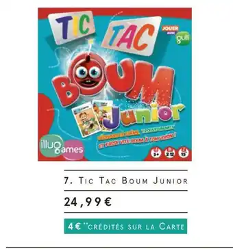 Monoprix Tic tac boom junior offre