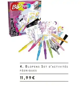 Blopens set d'activités féeriques