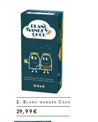 Monoprix Blanc-manger coco offre