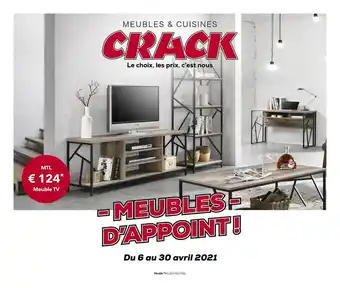 Meubles Crack Meubles & Cuisines Crack, Meuble Tv offre