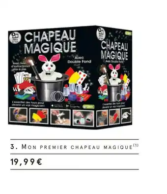 Monoprix Mon premier chapeau magique offre