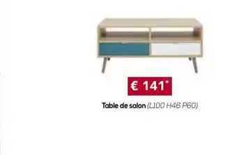 Meubles Crack Table De Salon offre