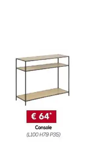 Meubles Crack Console offre