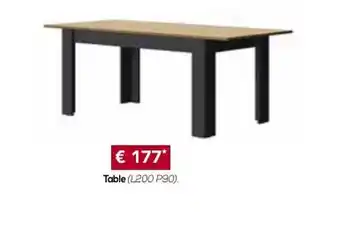 Meubles Crack Table offre