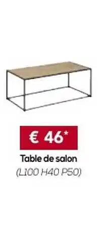 Meubles Crack Table De Salon offre