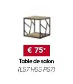 Meubles Crack Table De Salon offre