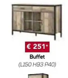 Meubles Crack Buffet offre