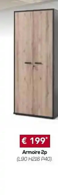 Meubles Crack Armoire 2p offre
