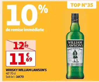 Auchan Supermarché WILLIAM LAWSON'S WHISKY offre