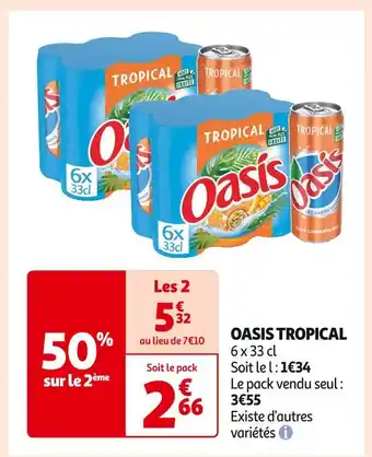 Auchan Supermarché OASIS OASIS TROPICAL offre