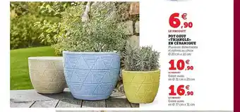 Super U Pot Oeuf «triangle» En Céramique offre