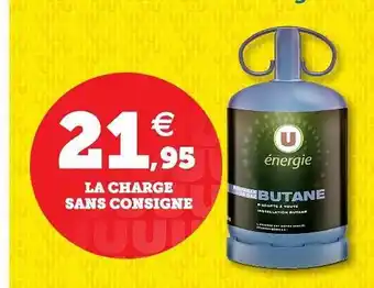 Super U La Charge Sans Consigne énergie U offre
