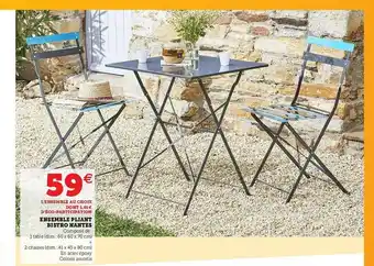 Super U Ensemble Pliant Bistro Nantes offre