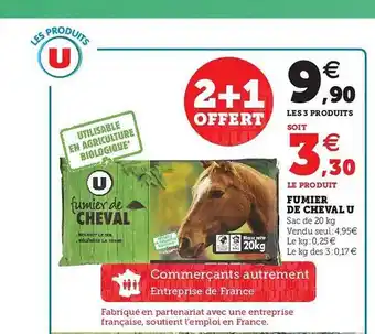 Super U Fumier De Cheval U offre