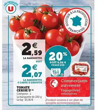 U Express Tomate Cerise U offre
