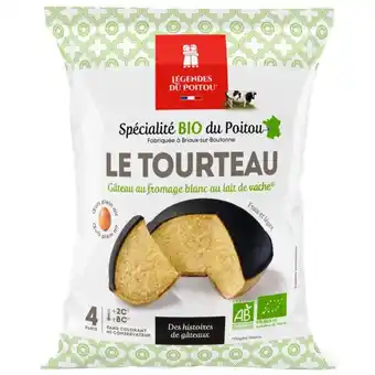 Auchan Gâteau Au Fromage Blanc Bio Au Lait De Vache Le Tourteau Legendes Du Poitou offre