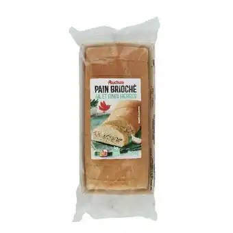 Auchan Pain Brioché Ail Et Fines Herbes Auchan offre