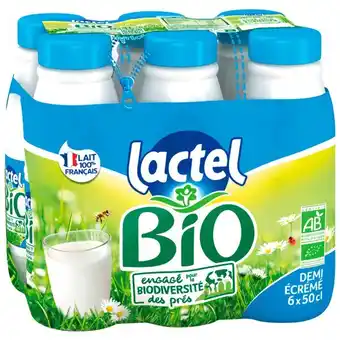 Auchan Lait Bio Lactel offre