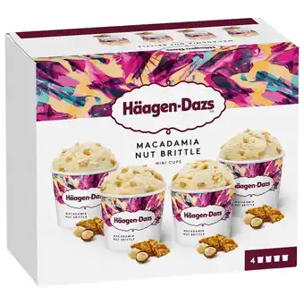 Auchan Minipots De Glace Macadamia Nut Brittle Häagen-Dazs offre