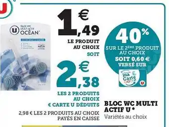 U Express Bloc Wc Multi Activ U offre