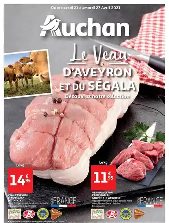 Auchan Direct Veau D'aveyron Et Du Ségala : Rôti, Sauté à Mijoter offre