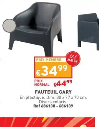 Trafic FAUTEUIL GARY offre