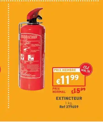 Trafic EXTINCTEUR offre