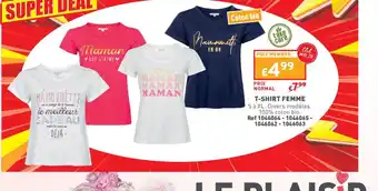 Trafic T-SHIRT FEMME offre