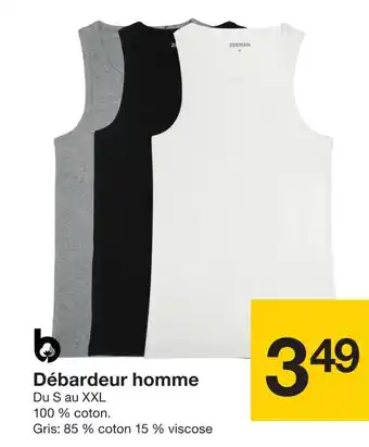 Zeeman Débardeur homme Du S au XXL offre