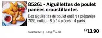 Thiriet 85261 - Aiguillettes de poulet panées croustillantes offre