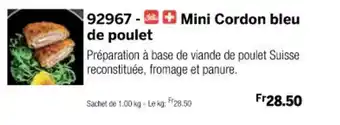 Thiriet Mini Cordon bleu de poulet offre