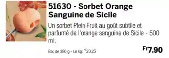 Thiriet 51630 Sorbet Orange Sanguine de Sicile offre