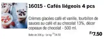 Thiriet 16015 - Cafés liégeois 4 pcs offre