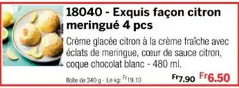 Thiriet 18040 - Exquis façon citron meringué 4 pcs offre