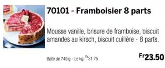 Thiriet 70101- Framboisier 8 parts offre