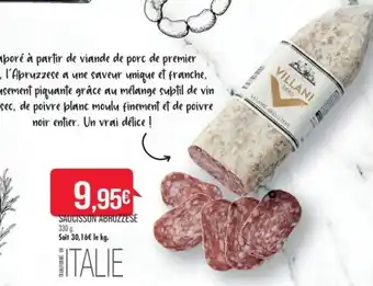 Match SAUCISSON ABRUZZESE offre