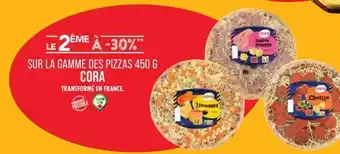 Match SUR LA GAMME DES PIZZAS 450 G CORA offre