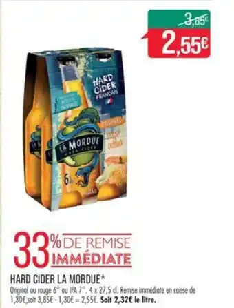 Match HARD CIDER LA MORDUE* offre