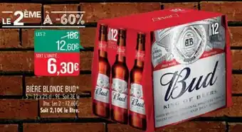 Match BIÈRE BLONDE BUD⭑ offre