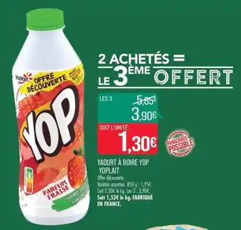 Match YAOURT À BOIRE YOP YOPLAIT offre