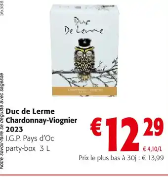 Colruyt Duc de Lerme Chardonnay-Viognier 2023 offre