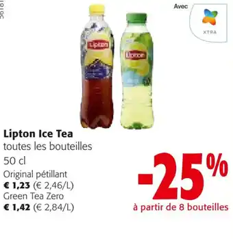 Colruyt Lipton Ice Tea toutes les bouteilles 50 cl offre