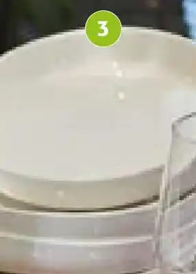 Assiette creuse Blanc