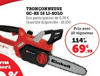 Super U TRONÇONNEUSE GC-KS 18 LI-SOLO offre