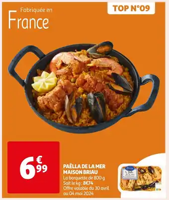 Auchan PAËLLA DE LA MER MAISON BRIAU offre