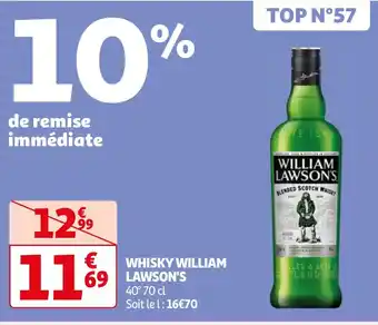 Auchan WHISKY WILLIAM LAWSON'S offre